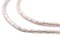 The Bead Chest Ethiopian Silver Tube Beads 5x3mm African White Metal Large Hole 28 Inch Strand Handmade